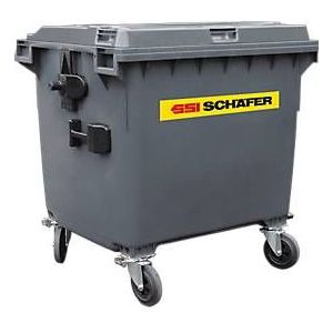 Müllcontainer MGB 1100 FD, Kunststoff, 1100 l, anthrazit