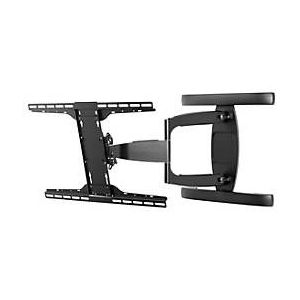 Peerless Universal Full-Motion Plus Wall Mount SA761PU - Befestigungskit (Wandmontage) - für Flachbildschirm - Epoxidharz - Glanzschwarz - Bildschirmgröße: 99.1-190.5 cm (39"-75")