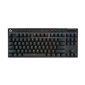 Logitech G PRO X TKL - Tastatur - Gaming - Hintergrundbeleuchtung - kabellos - Bluetooth, 2.4 GHz