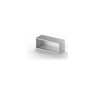 Schäfer Shop Genius Aufsatzregal TETRIS SOLID, Stahlkorpus, 1 OH, B 1000 mm, weißalu