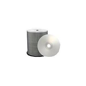 MediaRange - 100 x CD-R - 700 MB (80 Min) 52x - Silber - mit Tintenstrahldrucker bedruckbare Oberfläche, Bedruckbarer Innenring - Spindel