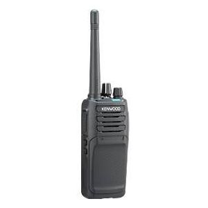 DMR-Funkgerät Kenwood NX-1200D-FN, lizenzfrei, analog/digital, 260 Kanäle, bis 6 km, bis 14,5 h, LC-Display, IP54/55, inkl. Zubehör, schwarz