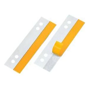 VELOFLEX Heftfix, PVC, 105 mm, 50 Stück, glasklar