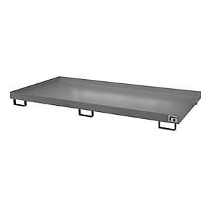 Regalwanne Typ RW/RW 2700-1, ohne Gitterrost, grau RAL7005