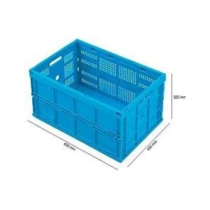 Faltbox im EURO-Maß FK 643-61, ohne Deckel, 60 l, blau