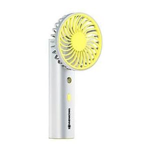 Mini Ventilator mit Luftbefeuchtung Air Fresh Mini, 3 Geschwindigkeiten, 15 ml/h, 3,5 W, USB, B 76 x T 55 x H 166 mm, gr.-gelb