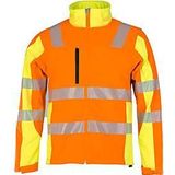 Warnschutz-Softshelljacke "Robin", orange/gelb, XXL