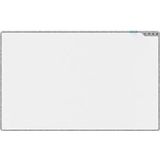 PLAYROOM Whiteboard PLAYBOARD, e3-emaillierter Stahl, weiß, Recycling-PET-Rahmen grau, B 750 x H 1180 mm