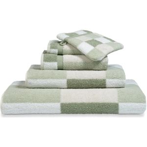 Vandyck Boston Smoke Green Gastendoekje 40X60