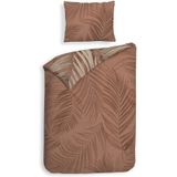 Heckettlane - Selin - Dekbedovertrek - Terra - 100% Katoen-Satijn - 140x220 + 1 sloop 60/70 cm