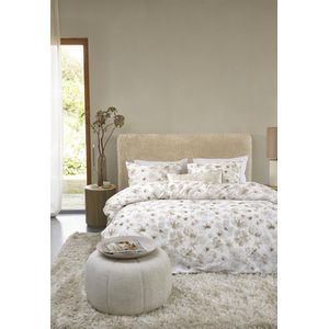 Riviera Maison Dekbedovertrek Flowing Flowers - Zand 200x200/220 cm