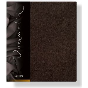 Dommelin Kussensloop Uni Satijn 300TC 575 Choco 50x70