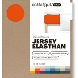 schlafgut Easy Jersey Elasthan Hoeslaken M - 120x200 - 130x220 269 Red Mid