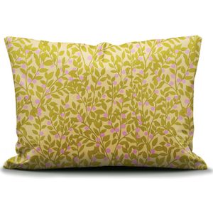 Covers & Co Petite berry Kussensloop Lemon yellow 60x70