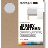 schlafgut Easy Jersey Elasthan Hoeslaken XL - 180x200 - 200x220 511 Grey Light