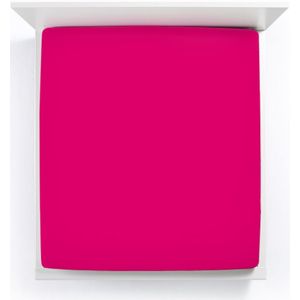 Bella Donna Hoeslaken Jersey Eenpersoons magenta-0192 90/190-100/220