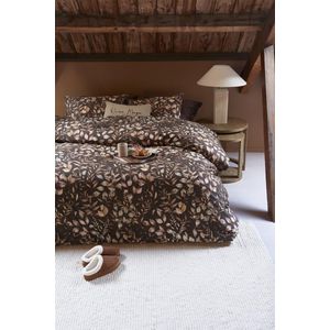 Riviera Maison Dekbedovertrek Faded Fall Bruin 200x200/220