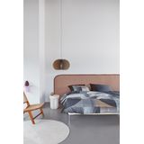 Dekbedovertrek - Katoen - Grijs - 1 Persoon