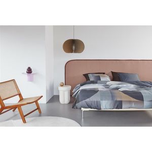 Dekbedovertrek - Katoen - Grijs - 1 Persoon