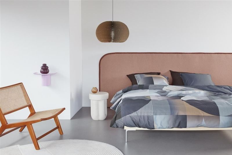 Dekbedovertrek - Katoen - Grijs - 1 Persoon