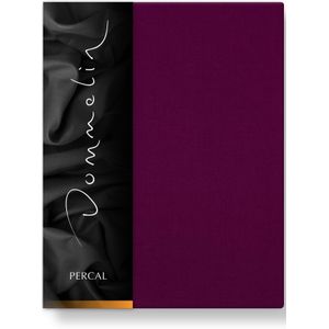 Dommelin Laken Uni Percal 200TC 582 Aubergine 270x300 cm