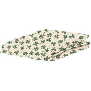 Covers & Co Clover Lover Fitted sheet Sand 160x200
