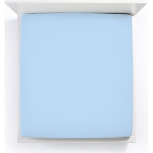 Bella Donna Jersey La Piccola Topperhoeslaken 160x210-220 cm lichtblauw-0522