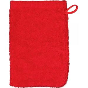 Cawo Lifestyle Uni Washandje Rood