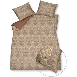 Vandyck HOME 96 printed sateen 1-persoons (140x200/220) toffee