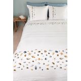 Marjolein Bastin Shellfish dekbedovertrek - Lits-Jumeaux - 240x200/220 - Wit