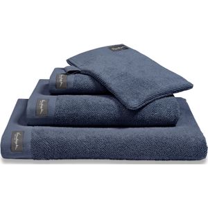 Vandyck Home Uni Blue Ink Handdoek 60x110