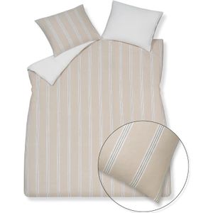 Vandyck Dekbedovertrek PURE 91 stone 1-persoons (140x200/220 )