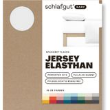schlafgut Easy Jersey Elasthan Hoeslaken XL - 180x200 - 200x220 101 Full-White