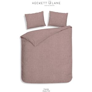 Heckett & Lane Franela Dekbedovertrek 200x200/220 Shady Pink