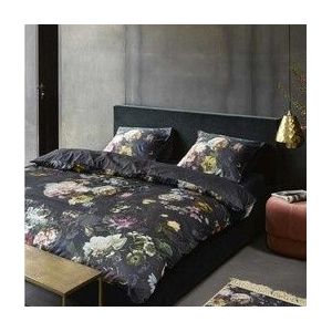 ESSENZA Fleur Dekbedovertrek Nightblue - Lits-Jumeaux XL – 260x200/220 cm