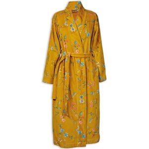 Pip Studio Les Fleurs Bathrobe Yellow XS