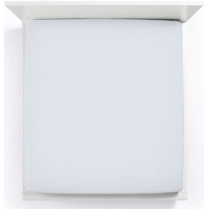Bella Donna Jersey La Piccola Topperhoeslaken 120x190-200 cm lichtgrijs-0703