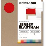 schlafgut Easy Jersey Elasthan Hoeslaken XL - 180x200 - 200x220 285 Red Deep