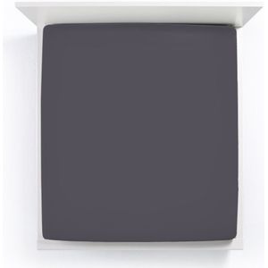Bella Donna Jersey La Piccola Topperhoeslaken 160x210-220 cm antraciet-0213