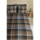 Beddinghouse Brett dekbedovertrek - Eenpersoons - 140x200/220 - Grijs