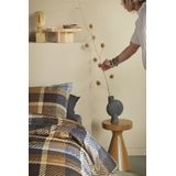 Beddinghouse Brett dekbedovertrek - Eenpersoons - 140x200/220 - Grijs