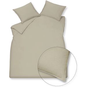 Vandyck Washed Cotton Dekbedovertrek Lits-jumeaux XL (260x240) Stone