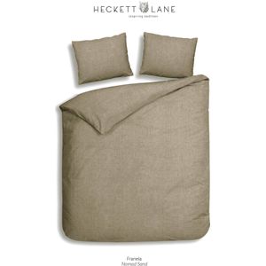 Heckett & Lane Franela Dekbedovertrek 240x200/220 Nomad Sand