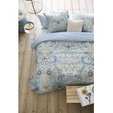 Pip Studio Saluti Grandi dekbedovertrek - Lits-Jumeaux - 240x200/220 - Licht blauw