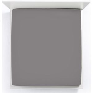 Bella Donna Jersey La Piccola Topperhoeslaken 200x210-220 cm lichtantraciet-0215