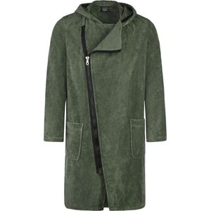 Cawo Heren Home Basjas met rits Uni 6516 M field-zwart