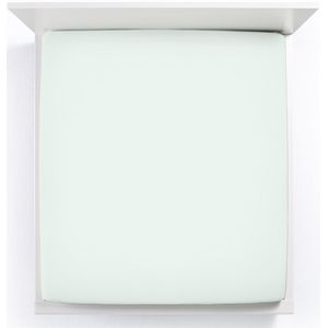 Bella Donna Jersey La Piccola Topperhoeslaken 100x210-220 cm pastelgroen-0629