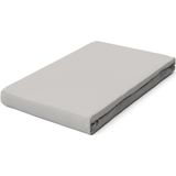 schlafgut Jersey Pure hoeslaken extra hoog - Eenpersoons M - 120x200 - 130x220 511 Grey Light