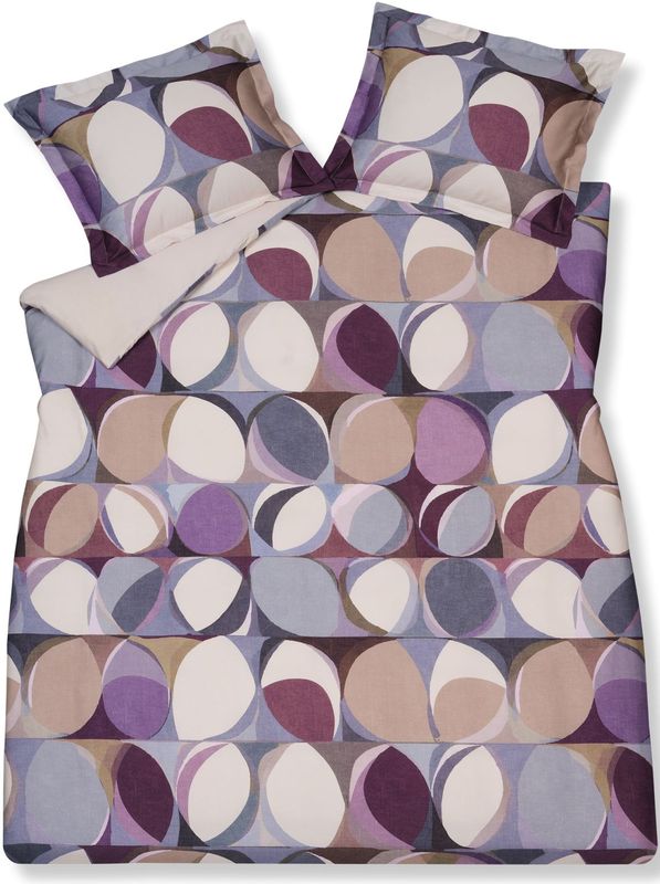 Vandyck - ORBIT Moonscape - Dekbedovertrek - Paars - 1-persoons 140x200/220