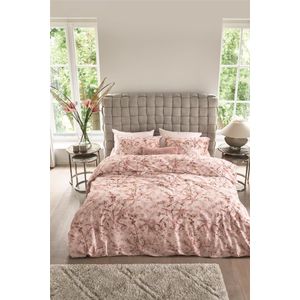 Riviera Maison Kussensloop Blushing Blooms Roze 60x70 cm